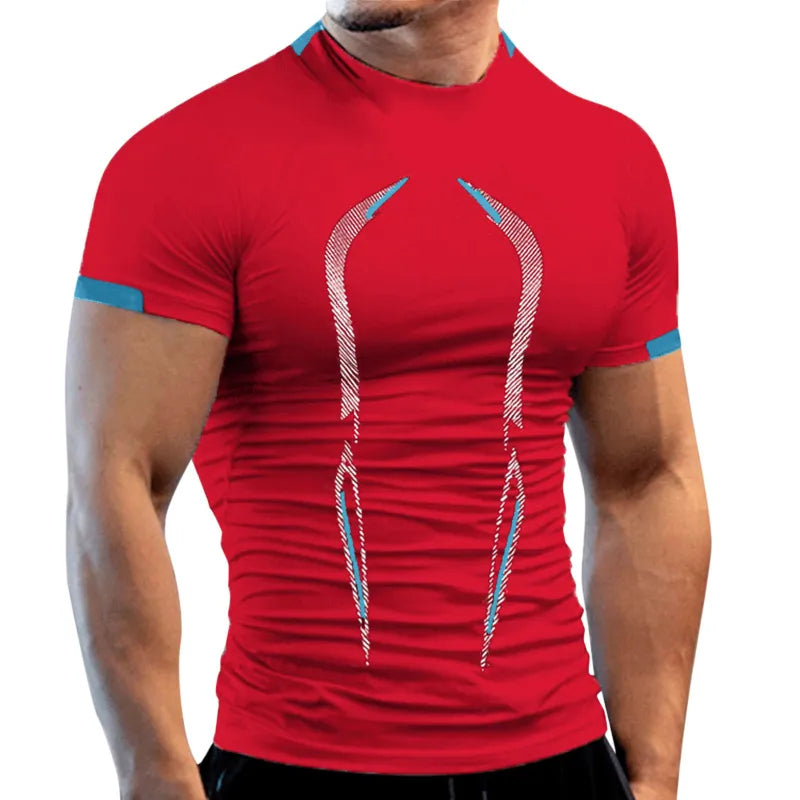 Atmungsaktives Sommer-Fitness-T-Shirt für Herren